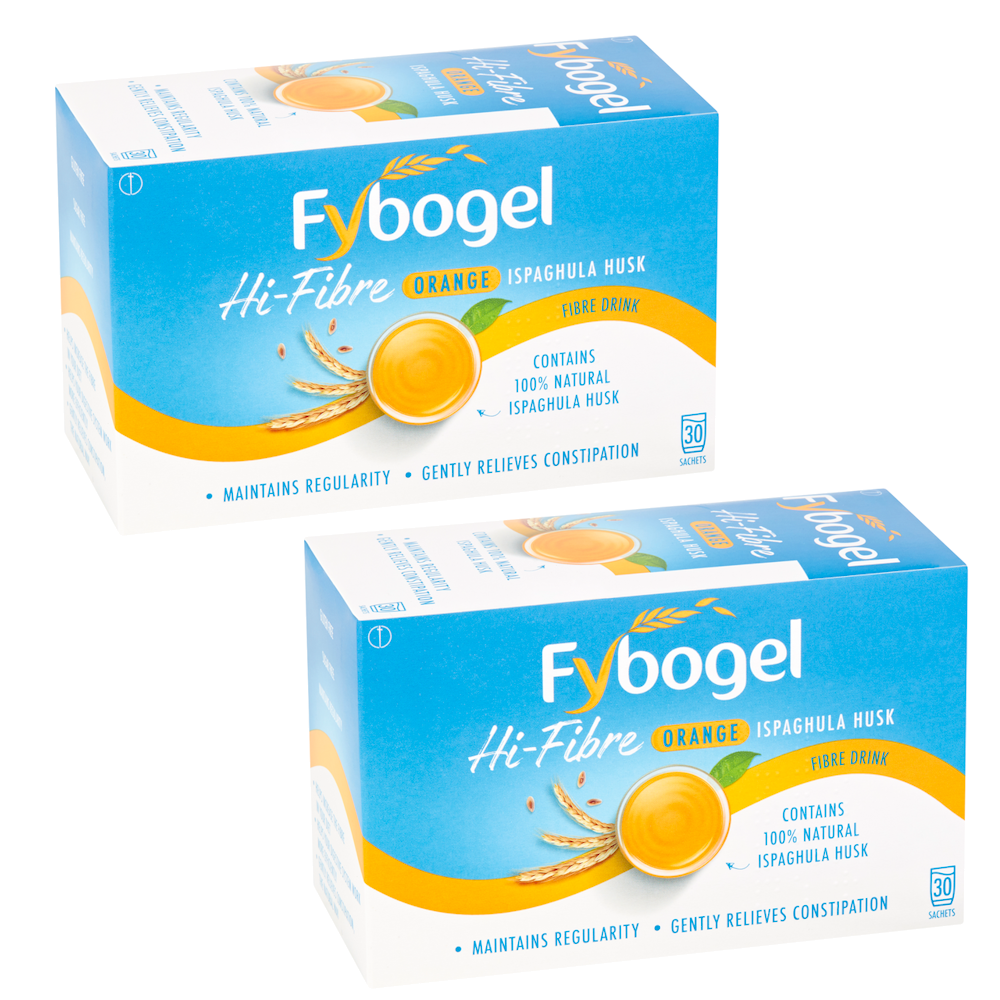 Picture of Fybogel Hi-Fibre Orange Constipation Relief 60 Sachets