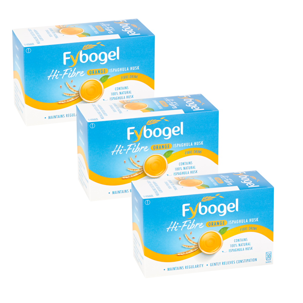 Picture of Fybogel Hi-Fibre Orange Constipation Relief 90 Sachets